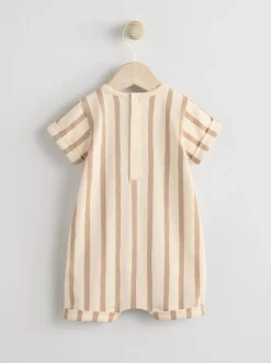 Bleu - Barboteuse en jersey pour bébé