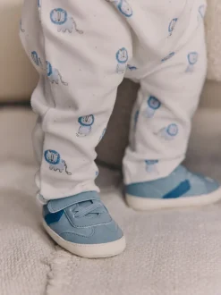 Bleu - Baskets BÉBÉ à Fermeture par contact (0-2mois)