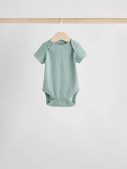 Bleu - Bébé Manches courtes Bodysuits 5 Pack