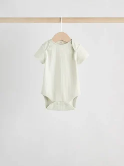 Bleu - Bébé Manches courtes Bodysuits 5 Pack