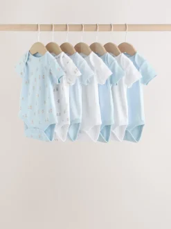 Bleu - Body ours bébé à manches courtes