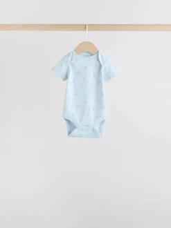 Bleu - Body ours bébé à manches courtes