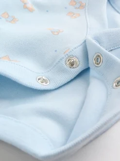 Bleu - Body ours bébé à manches courtes