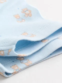 Bleu - Body ours bébé à manches courtes