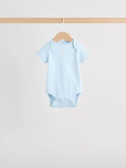 Bleu - Body ours bébé à manches courtes