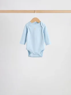 Bleu - Body ours bébé à manches longues
