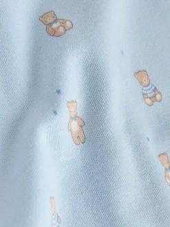 Bleu - Body ours bébé à manches longues