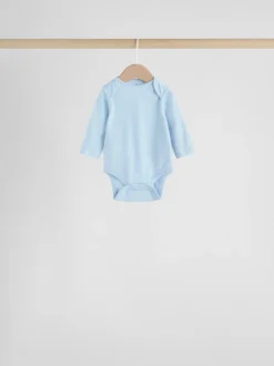 Bleu - Body ours bébé à manches longues