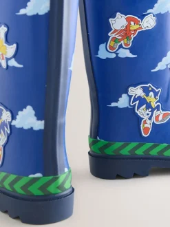 Bleu - Bottes en caoutchouc Sonic