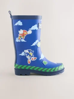 Bleu - Bottes en caoutchouc Sonic