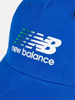 Bleu - Casquette New Balance graphique à ardillons multicolore