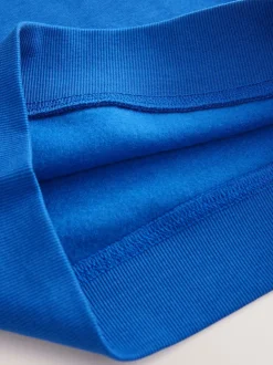 Bleu - Chandail scolaire à col roulé (3-16ans)