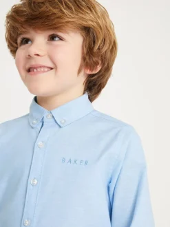 Bleu - Chemise Baker by Ted Baker Oxford