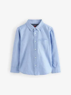 Bleu - Chemise Oxford Superdry