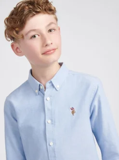 Bleu - Chemise Oxford U.S. Polo Assn Garçons
