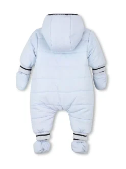 Bleu - Combinaison de ski à capuche avec logo BOSS