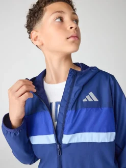 Bleu - coupe-vent adidas Tiberio enfant