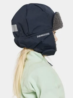 Bleu - Didriksons Chapeaux étanches Biggles pour enfants