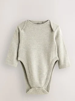 Bleu - Dysplasie Hip Bébé Manches longues Body 3 Lot