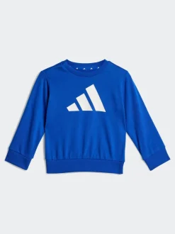 Bleu - Ensemble adidas Essentials Sweat-shirt et Survêtement pour bébé
