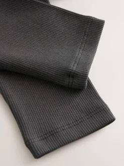 Bleu - Ensemble Manches courtes  100% coton - T-shirt et Leggings (3mths-7yrs)