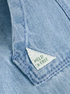 Bleu - Ensemble salopette et body en jean bébé (0 mois-2 ans)