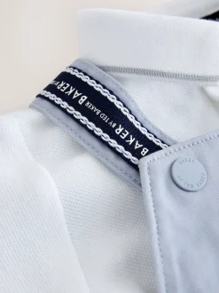 Bleu - Ensemble salopette et polo Baker by Ted Baker