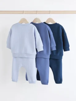 Bleu - Ensemble sweat et jogging bébé 6 pièces (0mois-3ans)