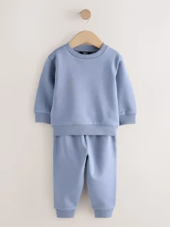 Bleu - Ensemble sweat-shirt et jogging (3mois-7ans)