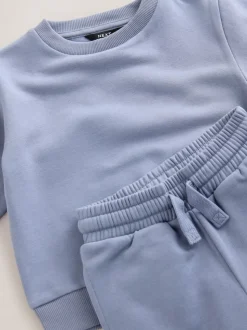 Bleu - Ensemble sweat-shirt et jogging (3mois-7ans)