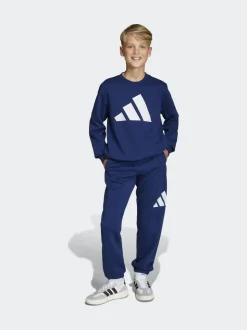 Bleu - Ensemble Sweat-shirt et Joggings adidas Essentials