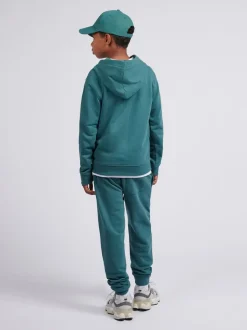 Bleu - Ensemble sweat-shirt à capuche et survêtement New Balance FT à logo empilé