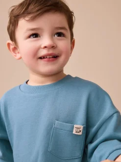 Bleu - Ensemble Top et Leggings à manches longues (3mths-7yrs)