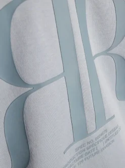 Bleu - Ensemble t-shirt et short River Island Road Running