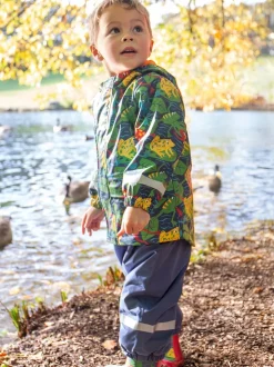 Bleu - Frugi Manteau Buster imprimé