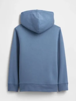 Bleu - Gap Logo Sherpa-Lined Zip Hoodie (4-13yrs)