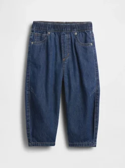 Bleu - Gap Pull On Barrel Jean (6mois -5ans)