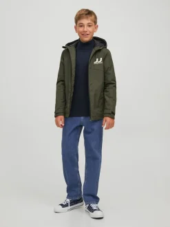 Bleu - JACK & JONES Jean Chris Junior coupe décontractée