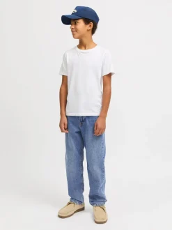 Bleu - JACK & JONES Jean Chris Junior coupe décontractée