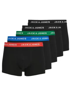 Bleu - JACK & JONES JUNIOR Boxer 5 Pack