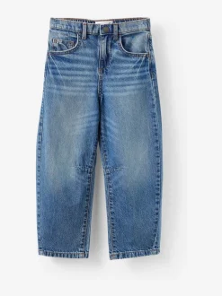 Bleu - Jean Cotton On unisexe Barrel Leg