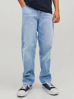 Bleu - Jean JACK & JONES Junior Chris coupe décontractée noir