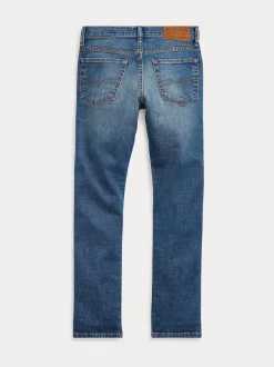 Bleu - Jean Polo Ralph Lauren Droit en Denim Extensible GARÇON