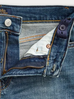 Bleu - Jean Polo Ralph Lauren Droit en Denim Extensible GARÇON