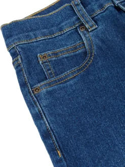 Bleu - Jeans droite Daren coupe stretch Lee