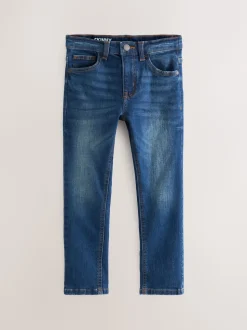 Bleu - Jeans extensibles (3-17yrs)