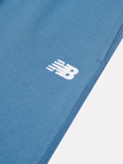 Bleu - Jogging New Balance French terry à petit logo