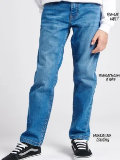 Bleu - Lee Garçons Jean Daren coupe droite