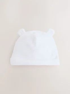 Bleu - Lot de 2 bonnets bébé en velours (0-12mois)