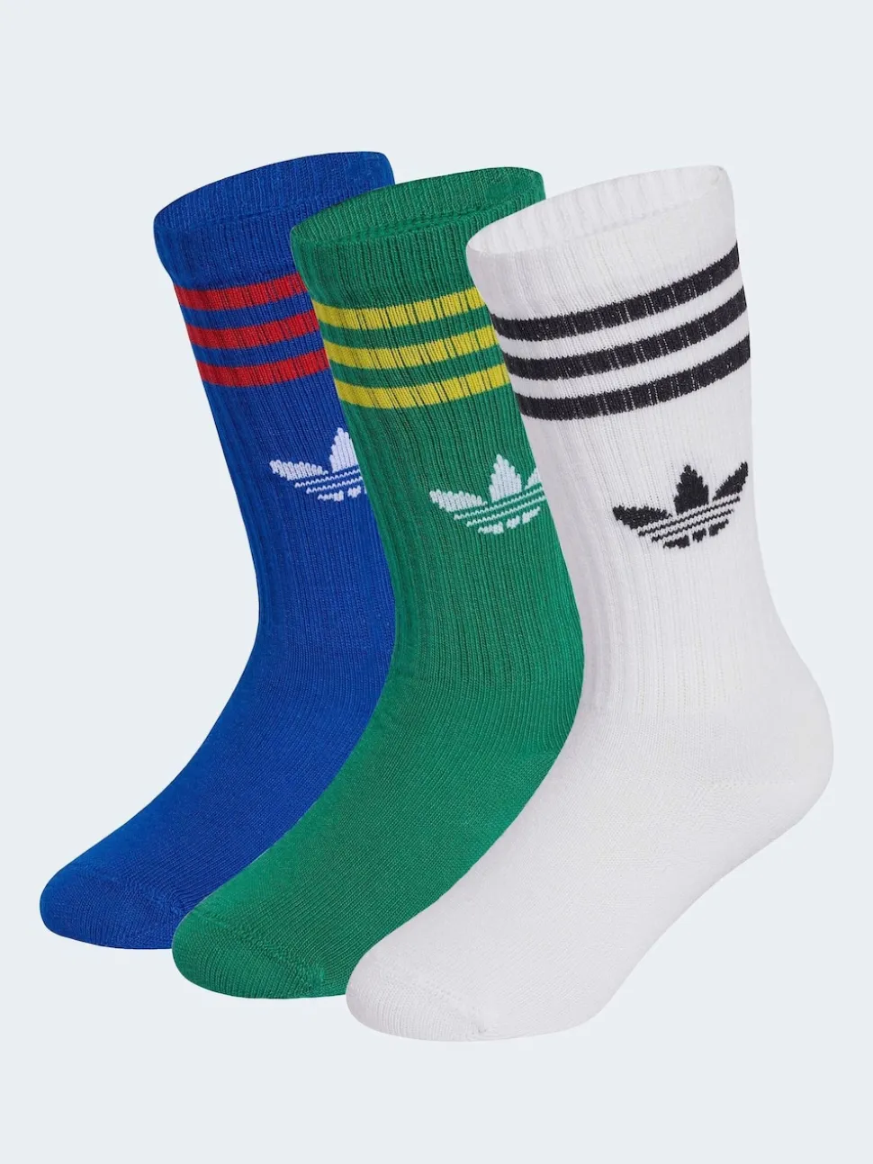 Bleu - Lot de 3 paires de chaussettes adidas Originals